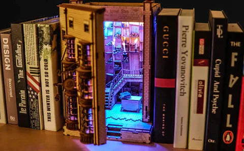 PAINTED Harry Potter Inspired Book Nook Diagon Alley
