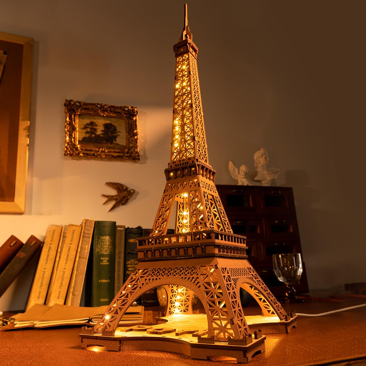 3D Wooden Illuminated Eiffel Tower Puzzle