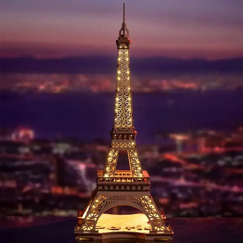 3D Wooden Illuminated Eiffel Tower Puzzle