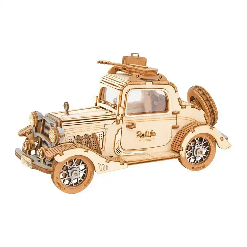 3D Wooden Vintage Car Puzzle