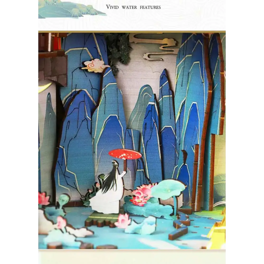Chinese Landscape DIY Book Nook Kit