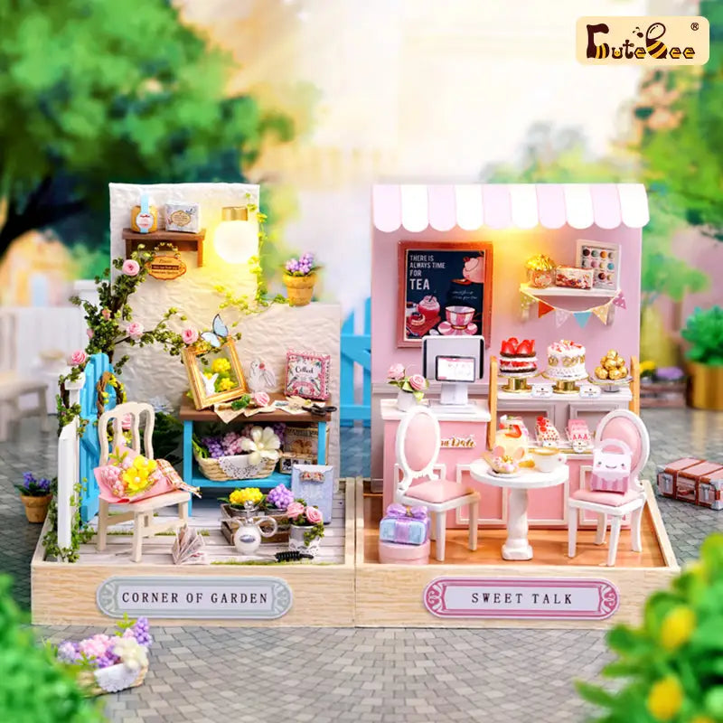 ’Corner of Happiness’ Miniature Dollhouse Kit