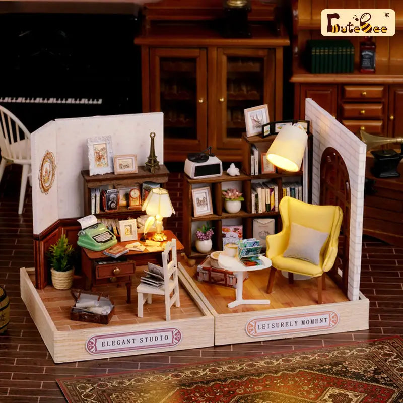 ’Corner of Happiness’ Miniature Dollhouse Kit