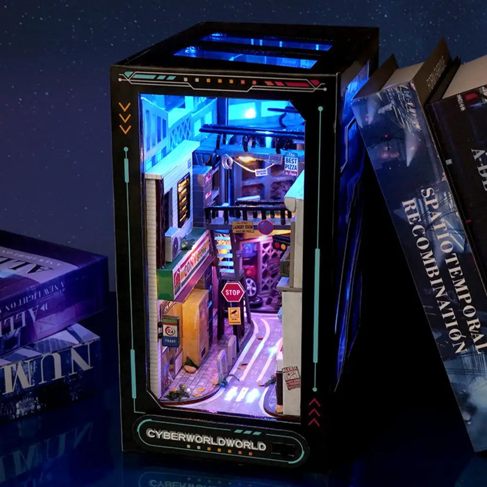Cyberpunk World DIY Book Nook Kit