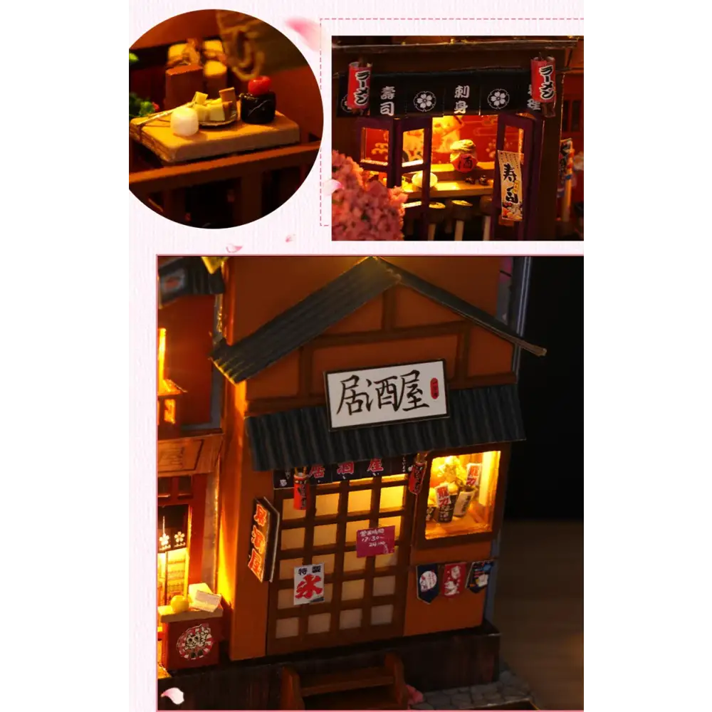 DIY Japanese Sakura Alley Book Nook Kit