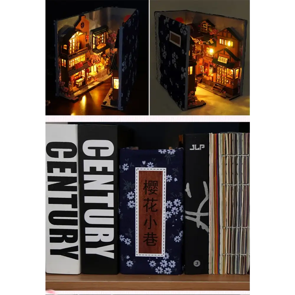 DIY Japanese Sakura Alley Book Nook Kit