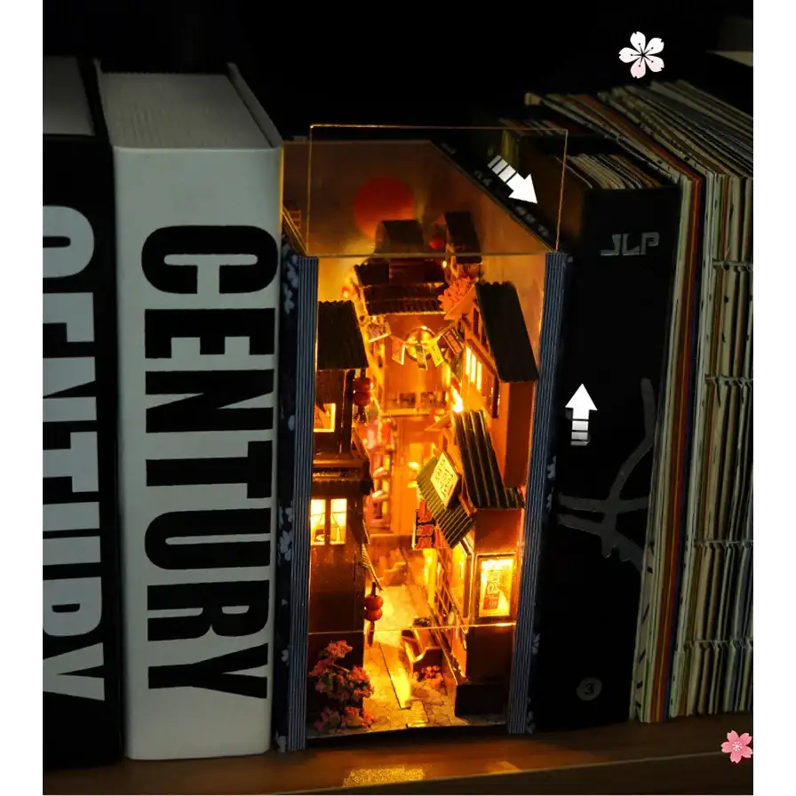 DIY Japanese Sakura Alley Book Nook Kit