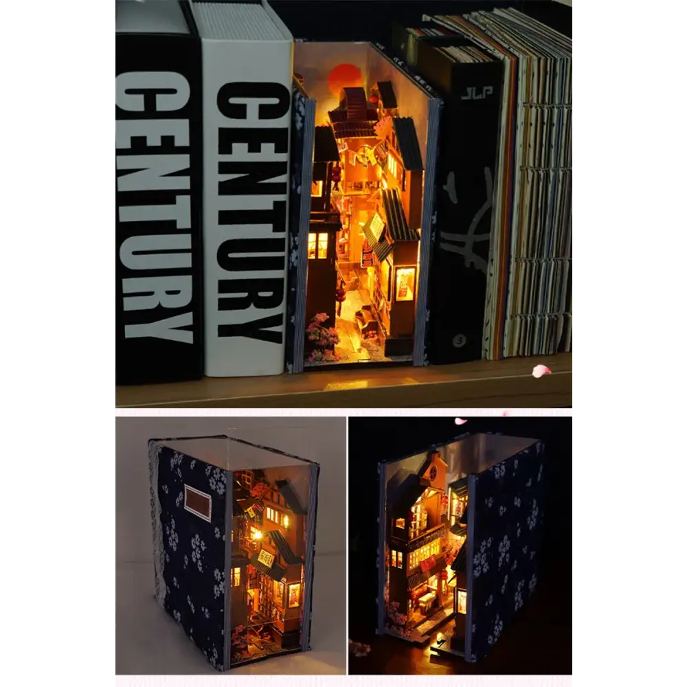 DIY Japanese Sakura Alley Book Nook Kit