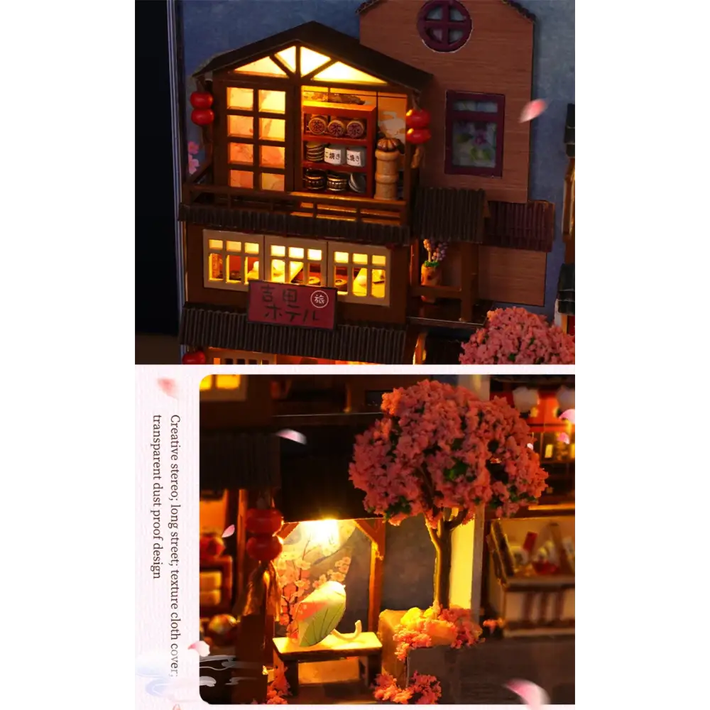 DIY Japanese Sakura Alley Book Nook Kit