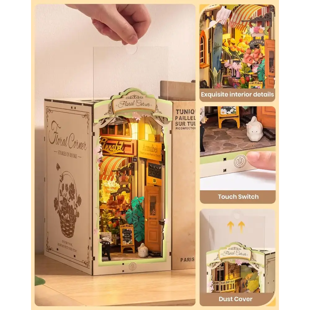 Floral Corner DIY Book Nook Kit