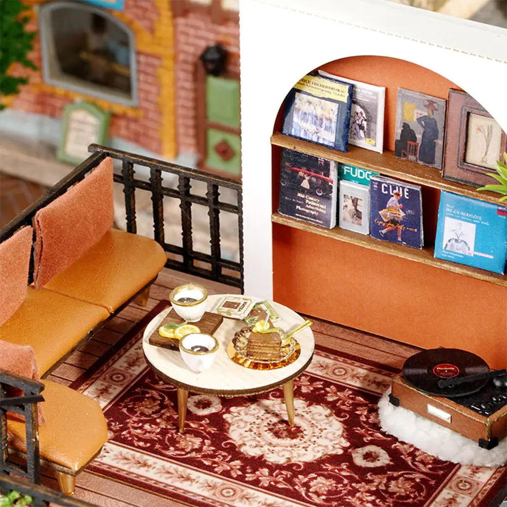’Forest Teashop’ Miniature Dollhouse Kit