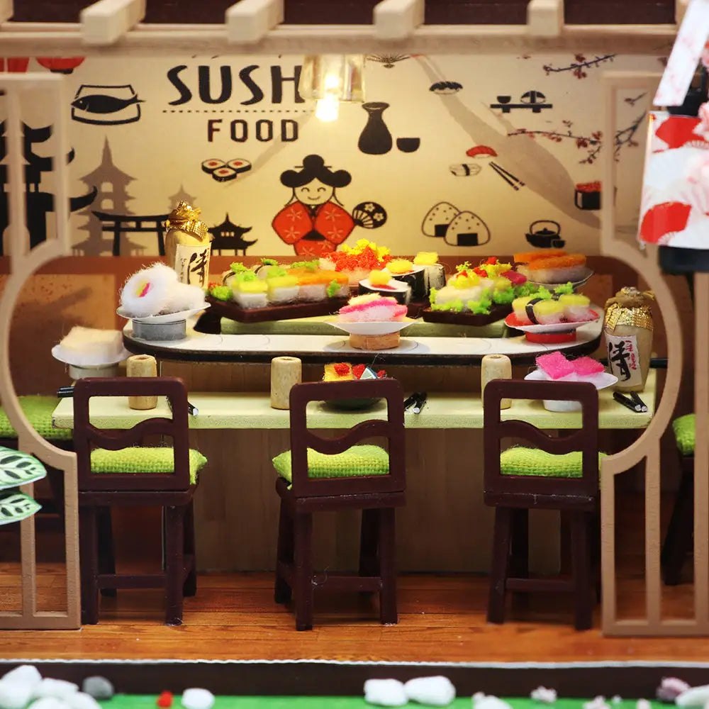 ’Gubbion & Sushi’ Miniature Dollhouse Kit