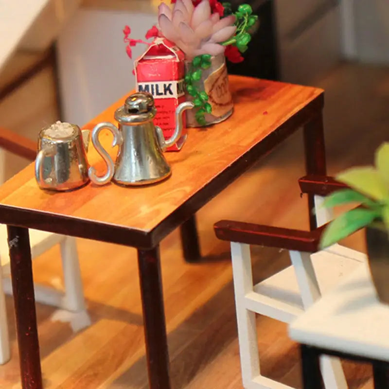 Modern Comfortable Apartment DIY Miniature House Kit