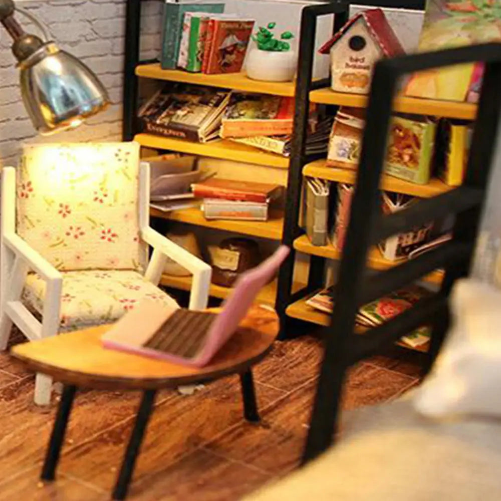 Modern Comfortable Apartment DIY Miniature House Kit