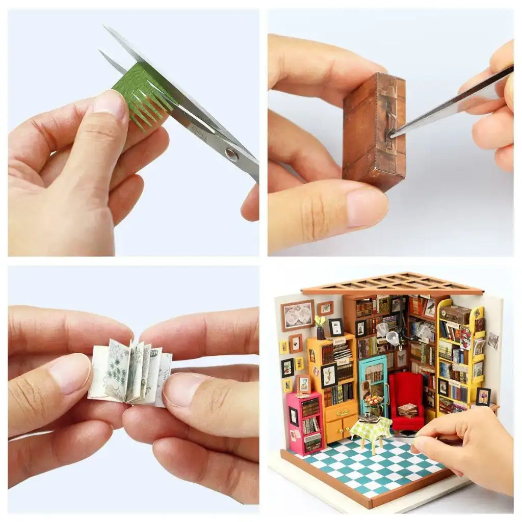 Sam’s Library DIY Miniature House Kit