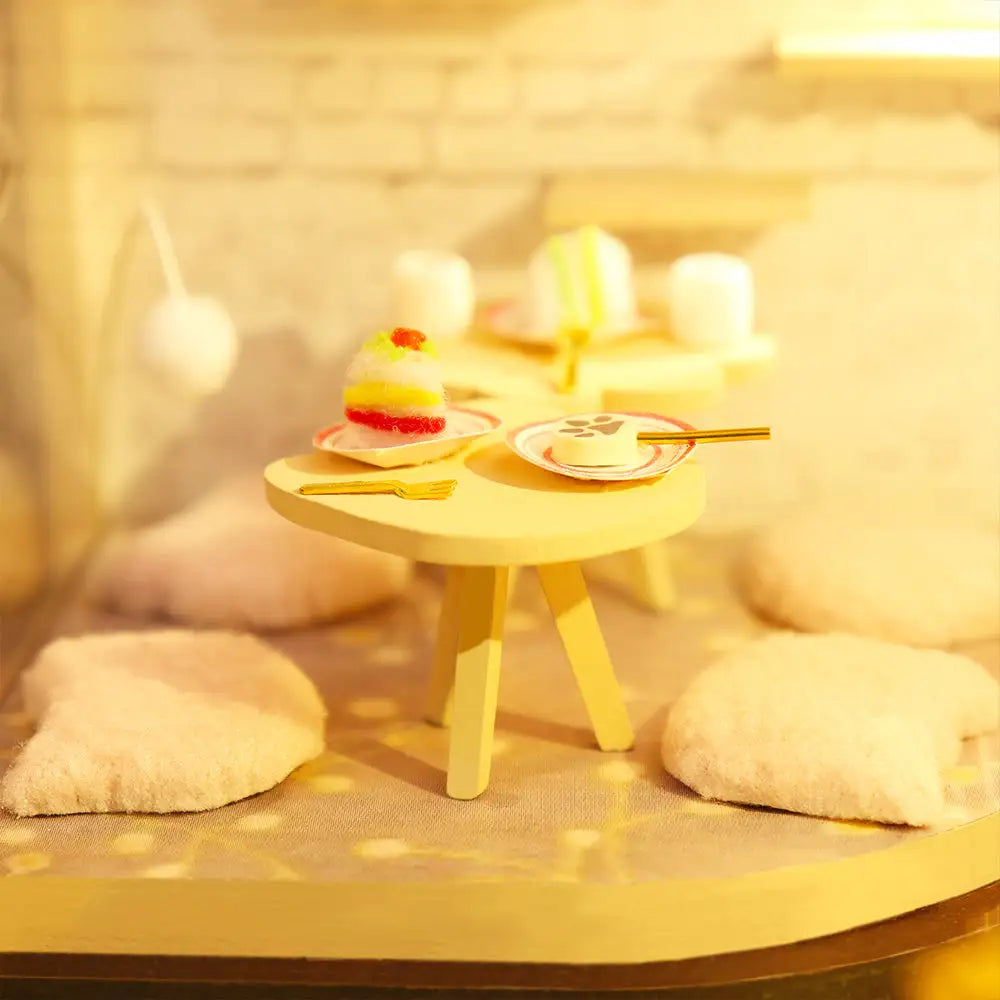 Cat Café DIY Miniature House Kit