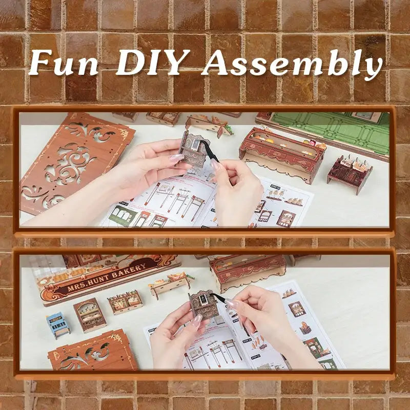 Mrs. Hunt Bakery DIY Book Nook Kit