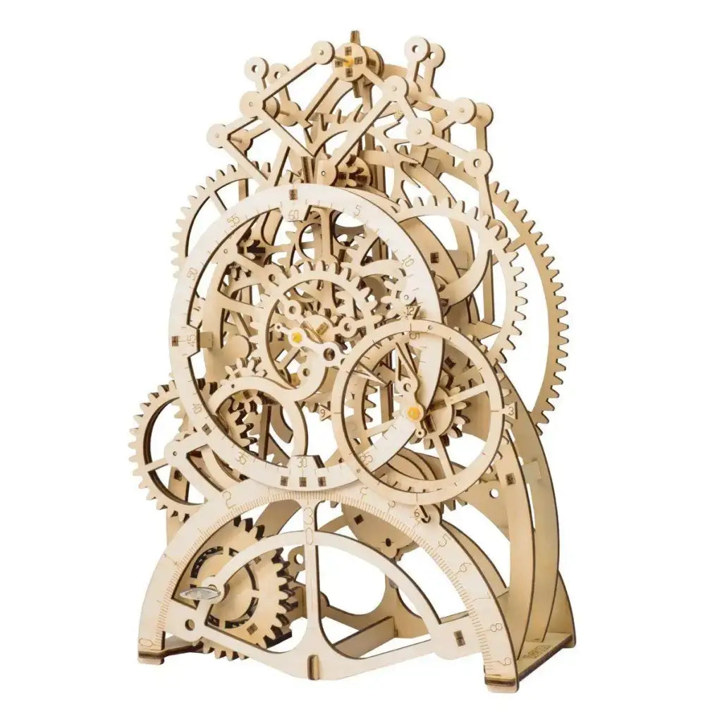 Wooden Mechanical Clock Puzzle ’The Clock’