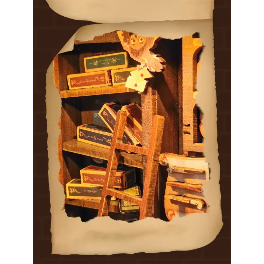 Retro Magic Wand Shop DIY Book Nook Kit