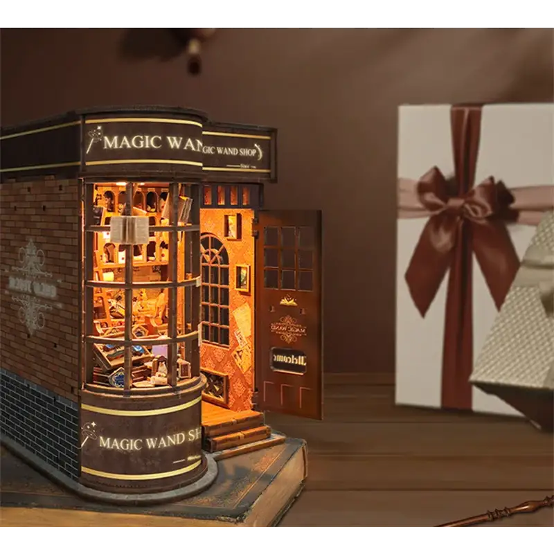 Retro Magic Wand Shop DIY Book Nook Kit