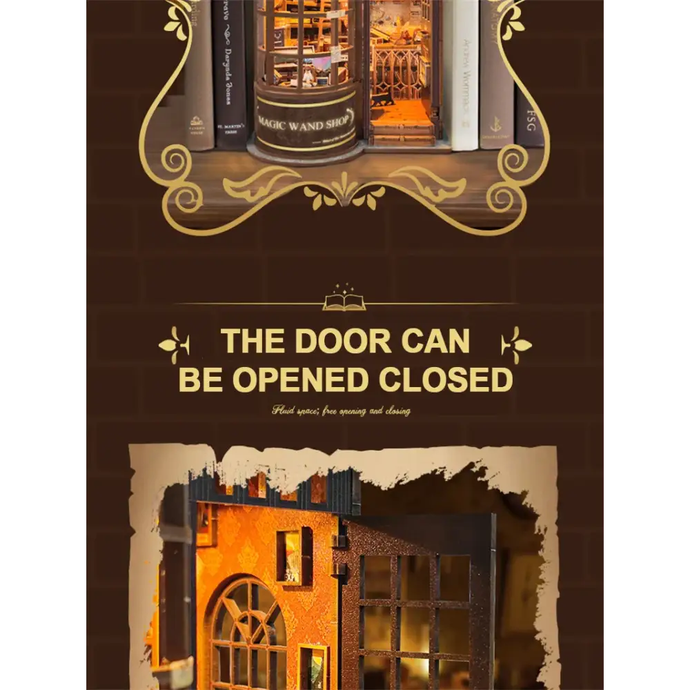 Retro Magic Wand Shop DIY Book Nook Kit