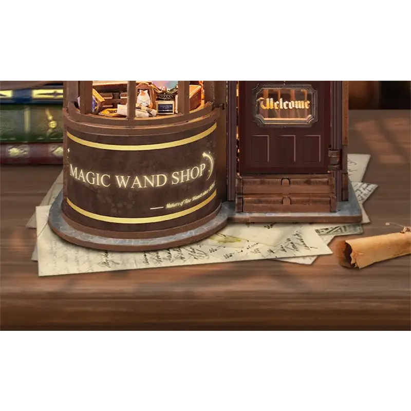 Retro Magic Wand Shop DIY Book Nook Kit