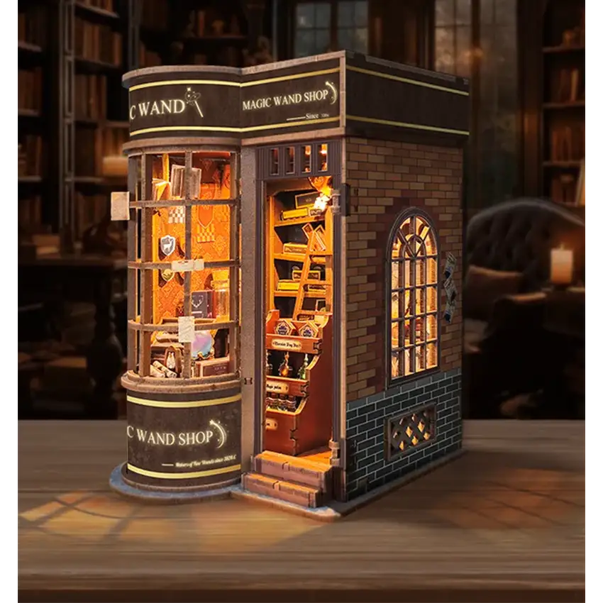 Retro Magic Wand Shop DIY Book Nook Kit