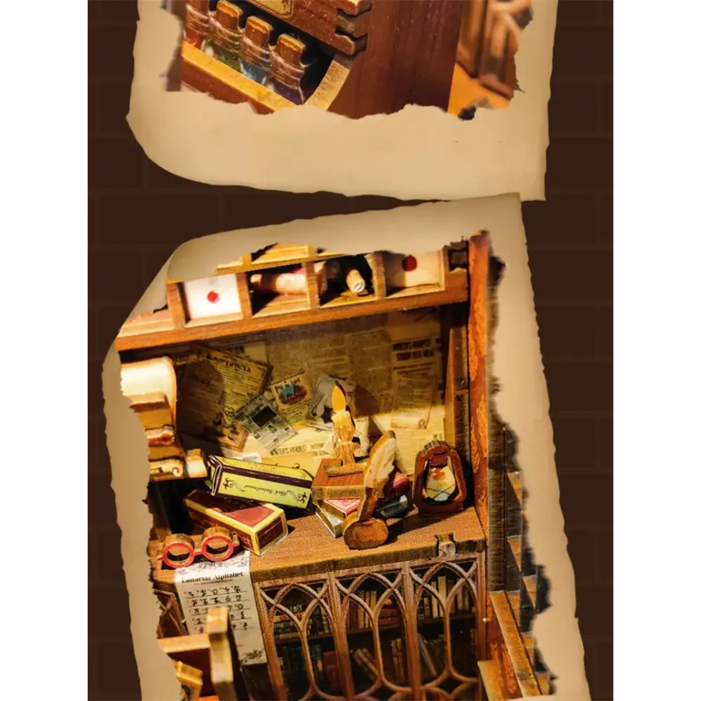 Retro Magic Wand Shop DIY Book Nook Kit