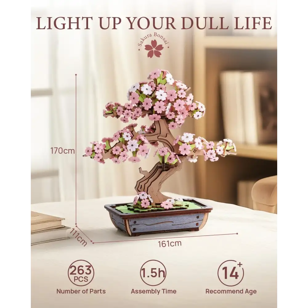 Sakura Bonsai 3D Wooden Puzzle