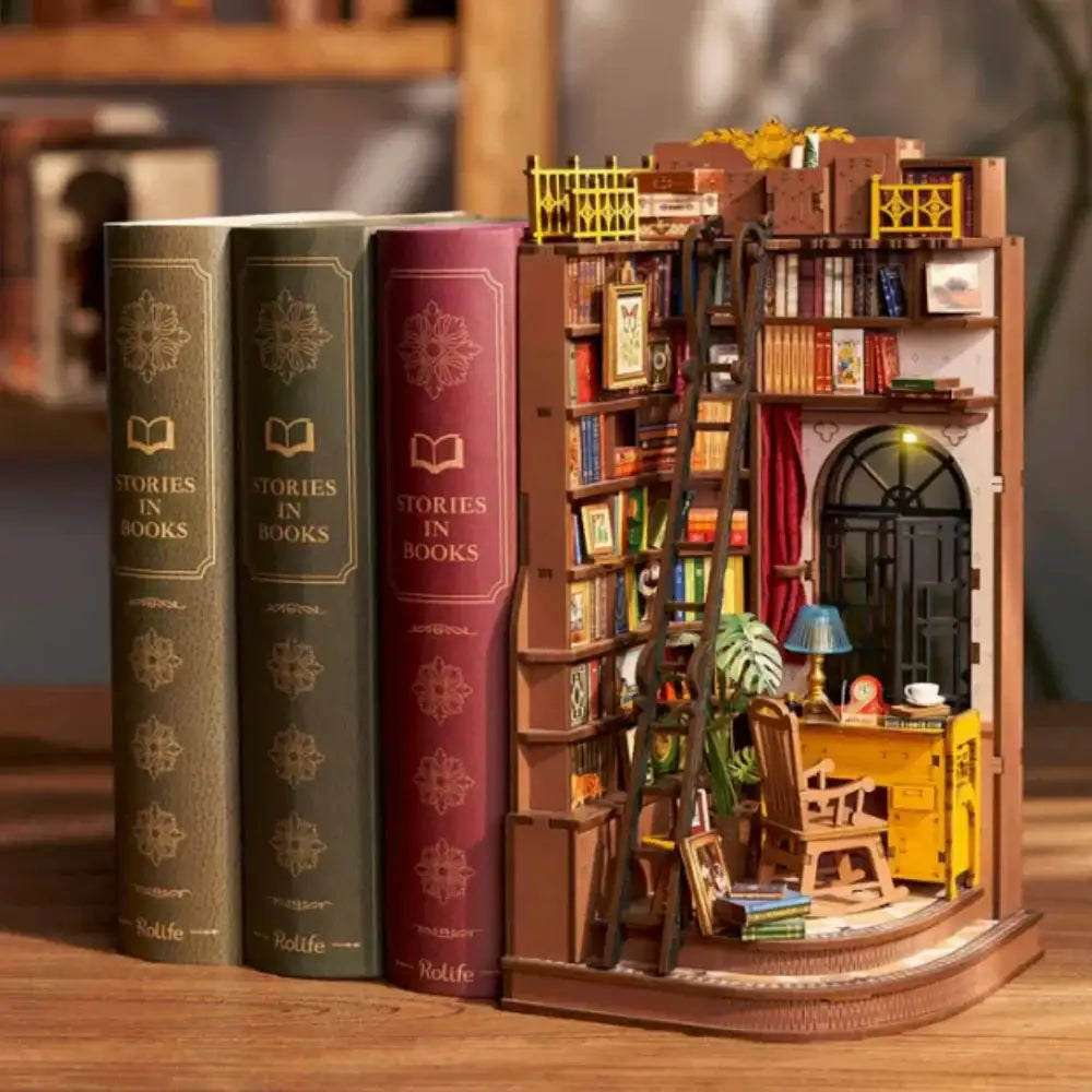 Silent Corner Study DIY Book Nook Kit