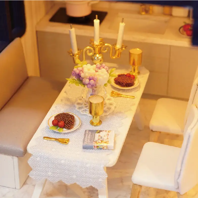 ’Time Apartment’ Miniature Dollhouse Kit