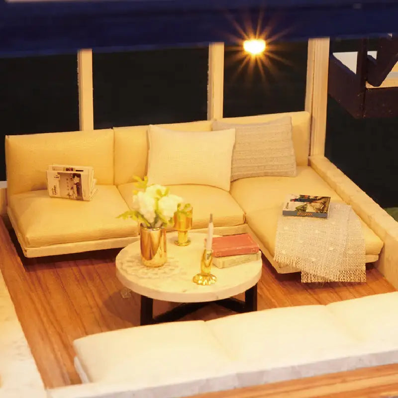 ’Time Apartment’ Miniature Dollhouse Kit