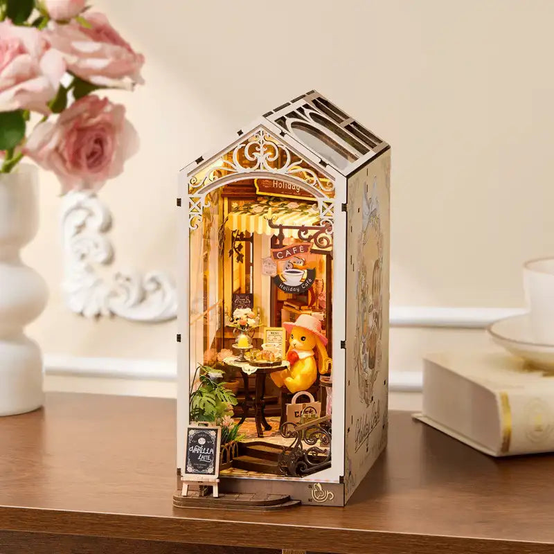 Holiday Cafe DIY Book Nook Kit