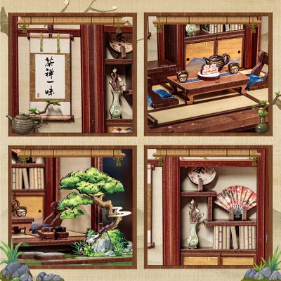 Kirishima Cha-an Japanese Tea House DIY Book Nook Kit