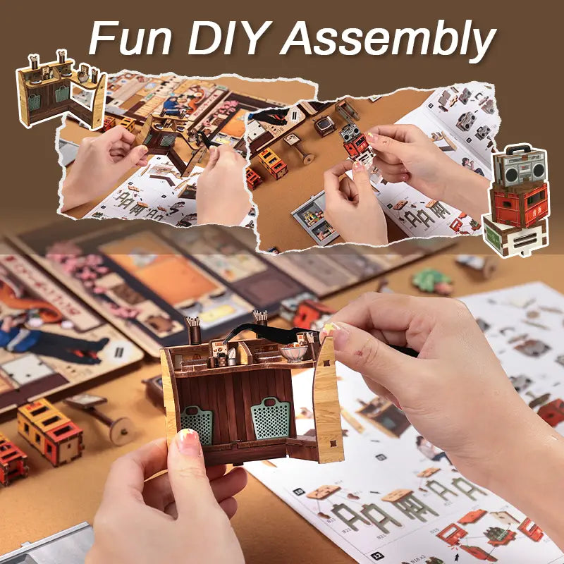 Oishii Kyoto Ramen Shop DIY Book Nook Kit