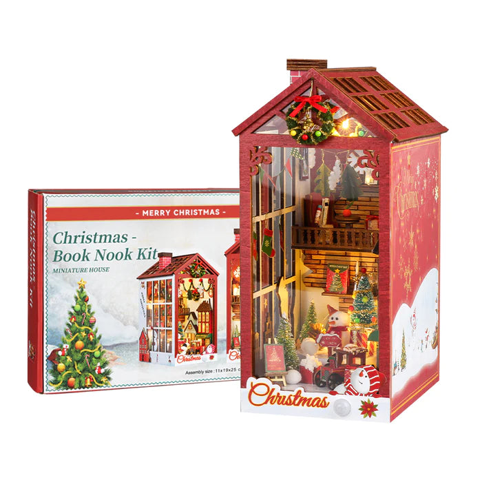 Christmas DIY Book Nook Kit with Music Box