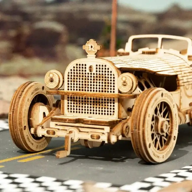 3D Wooden Grand Prix Car Puzzle