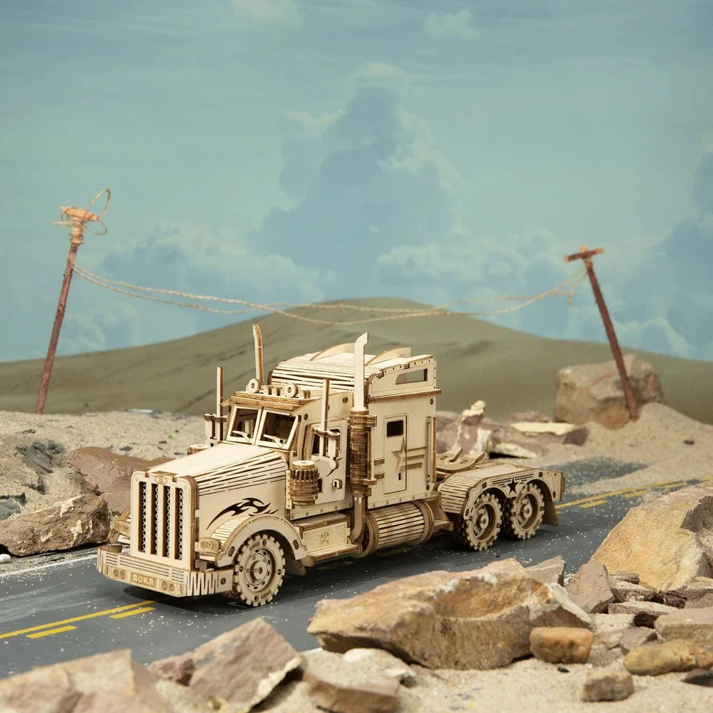 3D Wooden Heavy Truck Puzzle