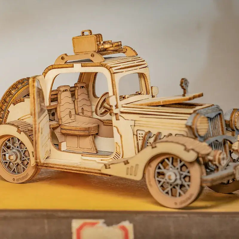 3D Wooden Vintage Car Puzzle