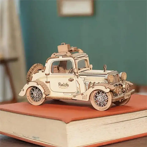 3D Wooden Vintage Car Puzzle