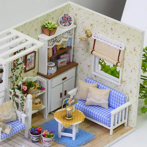 Garden Lounge DIY Miniature House Kit