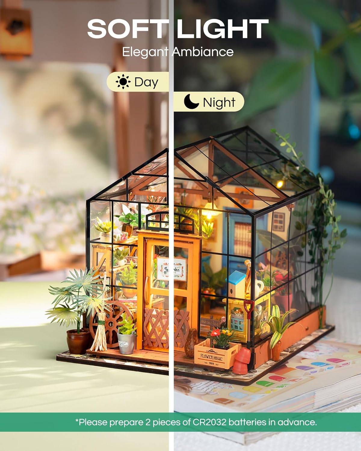 Cathy's Greenhouse DIY Miniature House Kit