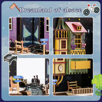 Dreamland of Alsace Book Nook Kit