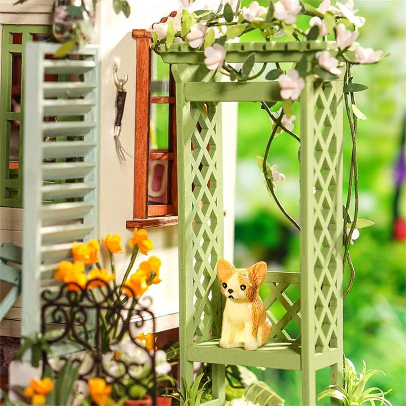 Flowery Sweets & Tea DIY Miniature House Kit