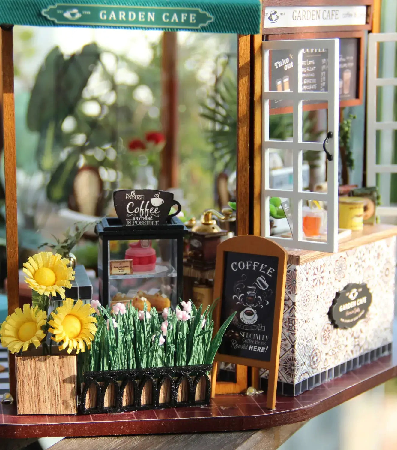 Garden Café DIY Miniature House Kit