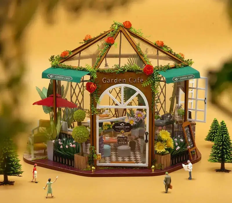 Garden Café DIY Miniature House Kit