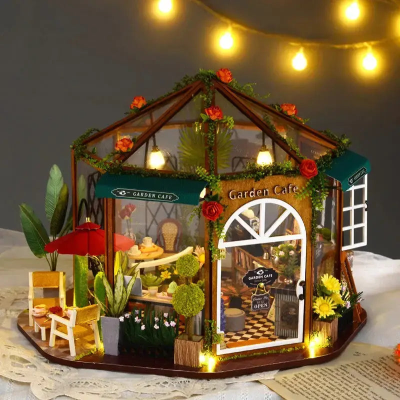 Garden Café DIY Miniature House Kit