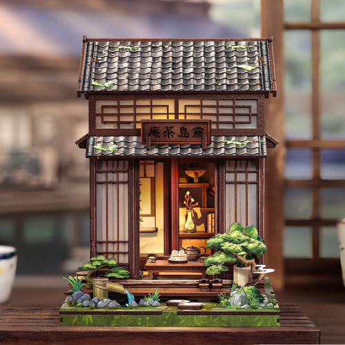 Kirishima Cha-an Japanese Tea House DIY Book Nook Kit