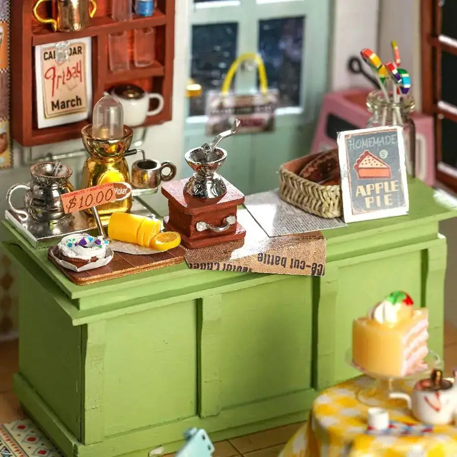 Flowery Sweets & Tea DIY Miniature House Kit