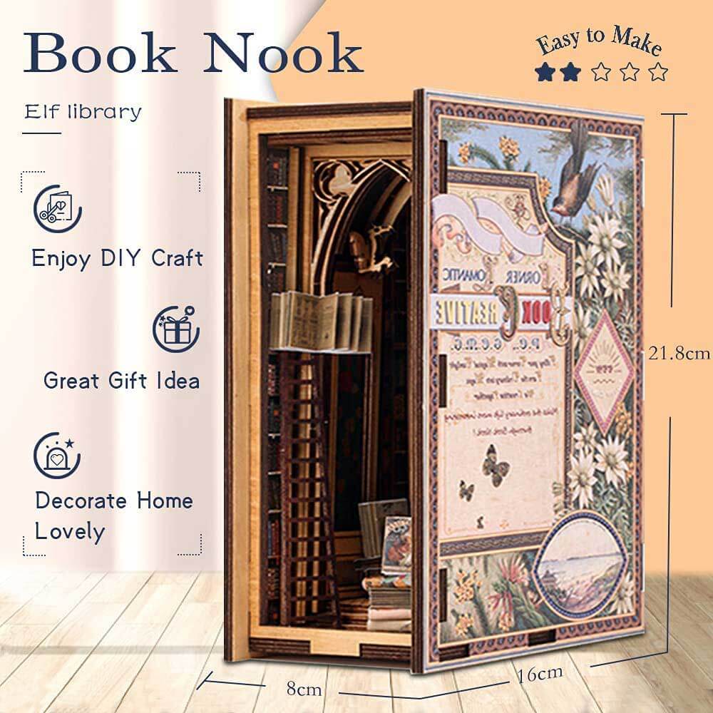 Elf Library Book Nook Kit